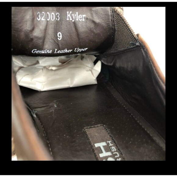 GORDON RUSH Leather men shoes Leather Loafers Size 9 - Picture 6 of 9